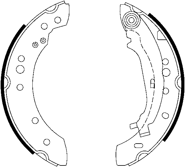 Jeu de mâchoires de frein | ATE