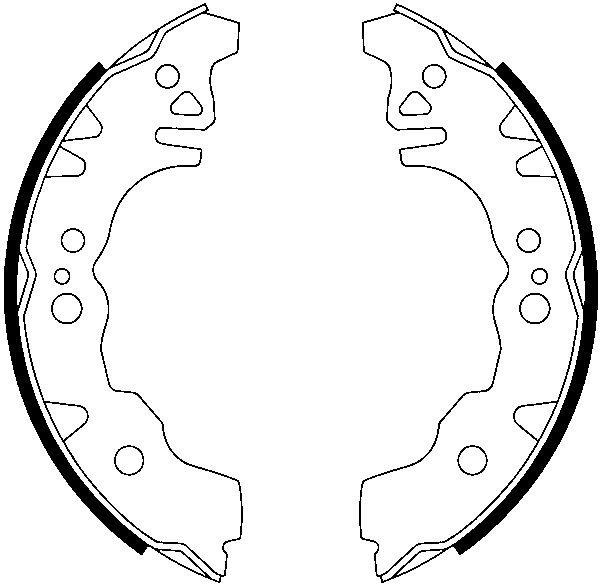 Jeu de mâchoires de frein | ATE