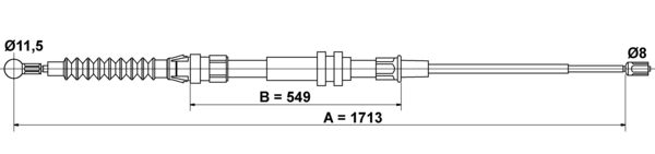 Tirette à câble, frein de stationnement | ATE