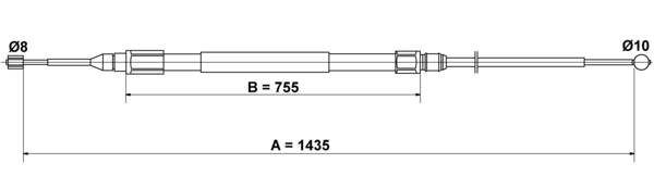 Tirette à câble, frein de stationnement | ATE