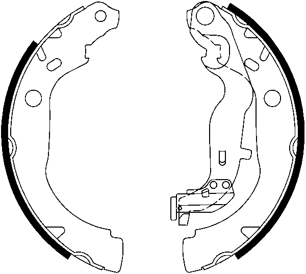 Jeu de mâchoires de frein | ATE