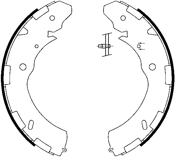 Jeu de mâchoires de frein | ATE