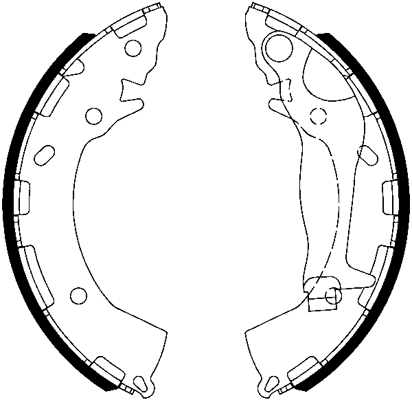 Jeu de mâchoires de frein | ATE