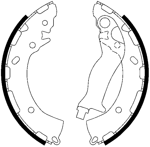 Jeu de mâchoires de frein | ATE