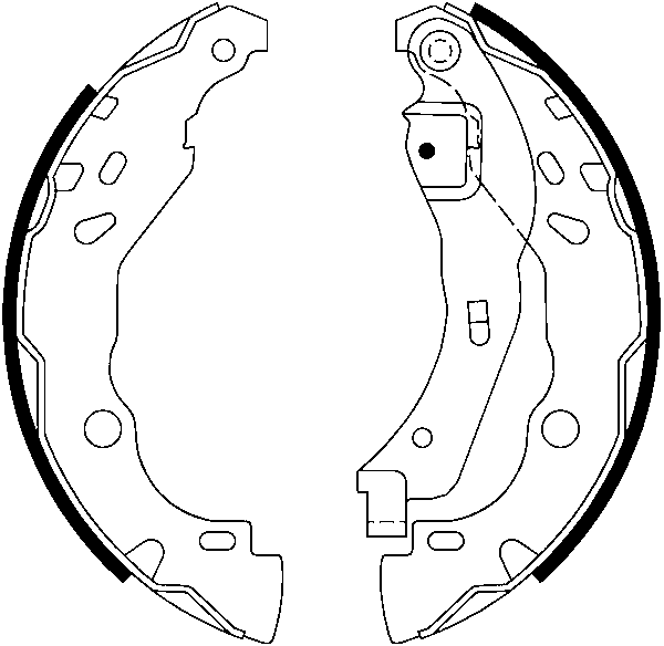Jeu de mâchoires de frein | ATE
