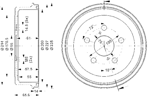 Image du produit pour Tambour de frein
