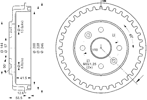 Image du produit pour Tambour de frein