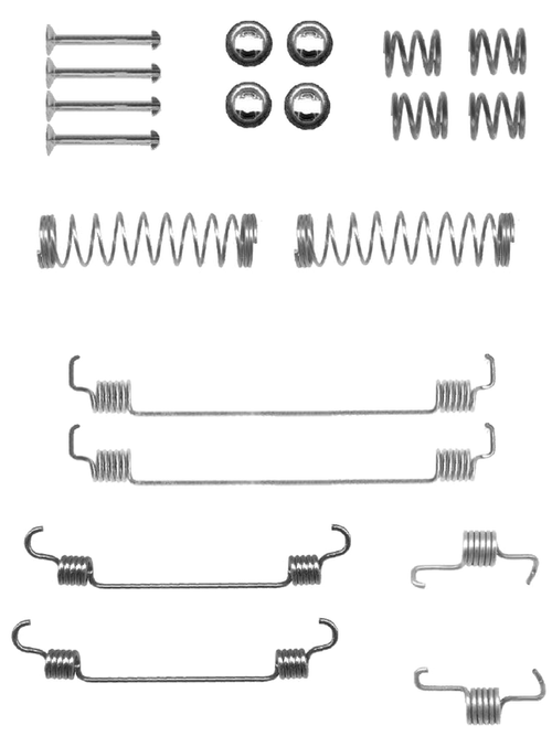 Image du produit pour Kit d'accessoires, mâchoire de frein