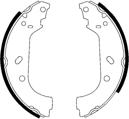 Image du produit pour Jeu de mâchoires de frein