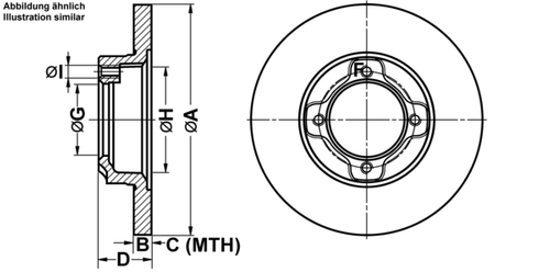 Image du produit pour Disque de frein