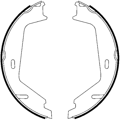 Image du produit pour Jeu de mâchoires de frein, frein de stationnement