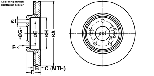 Image du produit pour Disque de frein PowerDisc