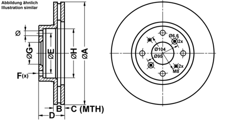 Image du produit pour Disque de frein