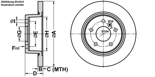 Image du produit pour Disque de frein
