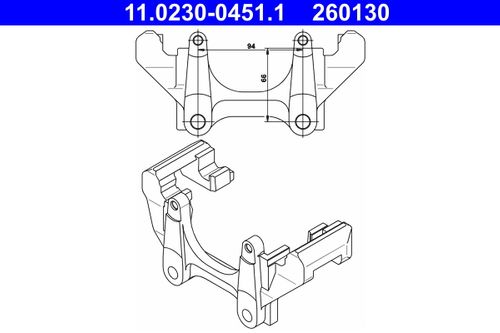 Image du produit pour Support, étrier de frein