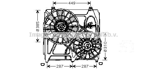 Ventilateur, refroidissement du moteur | AVA QUALITY COOLING
