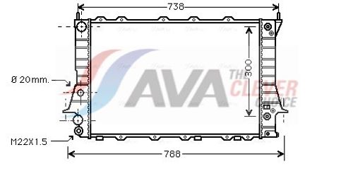 Image du produit pour Radiateur, refroidissement du moteur