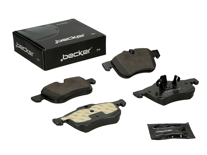 Jeu de 4 plaquettes de frein | F.BECKER_LINE