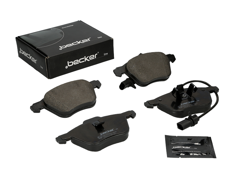 Jeu de 4 plaquettes de frein | F.BECKER_LINE