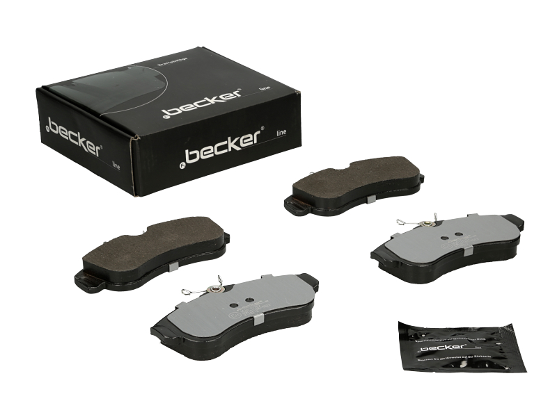 Jeu de 4 plaquettes de frein | F.BECKER_LINE