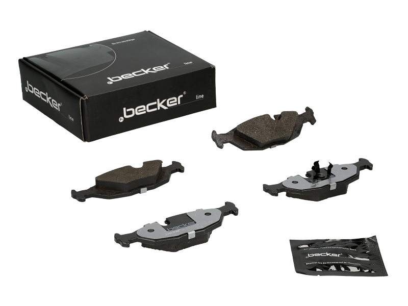 Jeu de 4 plaquettes de frein | F.BECKER_LINE