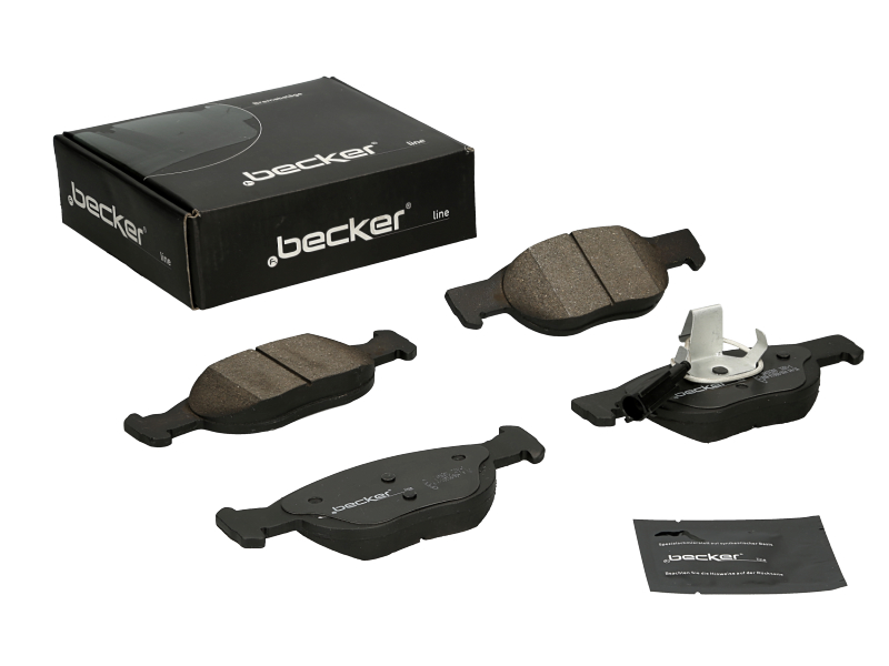 Jeu de 4 plaquettes de frein | F.BECKER_LINE
