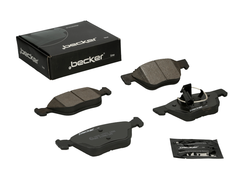 Jeu de 4 plaquettes de frein | F.BECKER_LINE