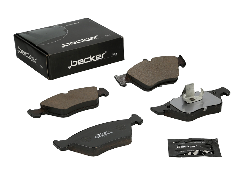 Jeu de 4 plaquettes de frein | F.BECKER_LINE