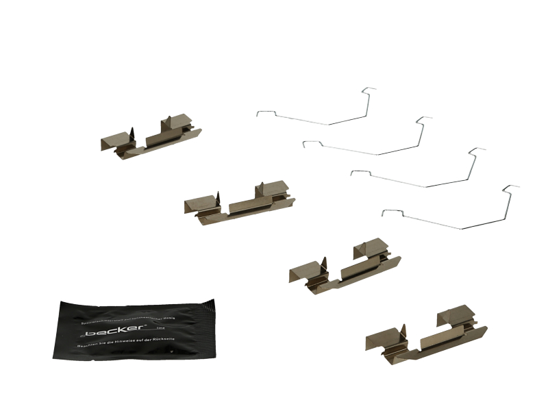 Jeu de 4 plaquettes de frein | F.BECKER_LINE