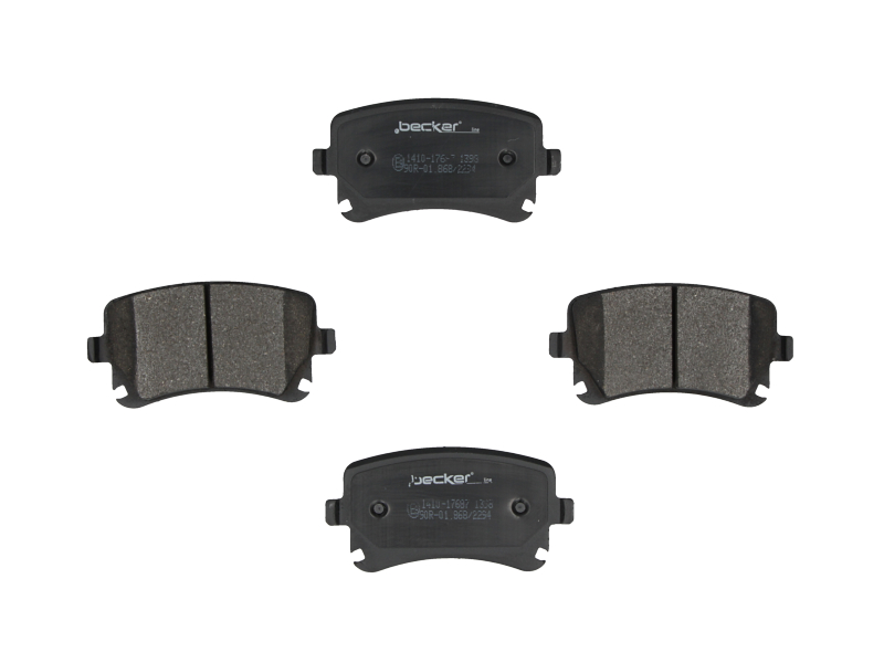Jeu de 4 plaquettes de frein | F.BECKER_LINE
