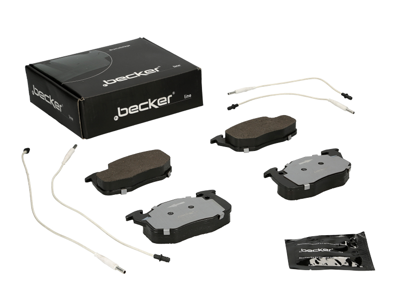Jeu de 4 plaquettes de frein | F.BECKER_LINE