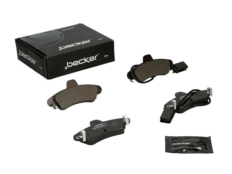 Jeu de 4 plaquettes de frein | F.BECKER_LINE