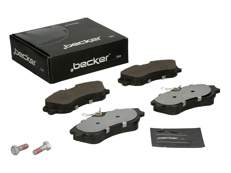 Jeu de 4 plaquettes de frein | F.BECKER_LINE