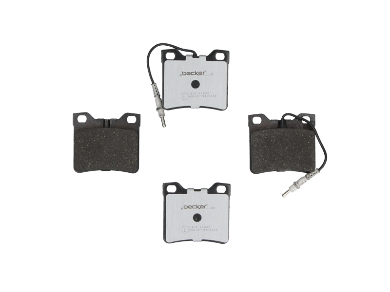 Jeu de 4 plaquettes de frein | F.BECKER_LINE