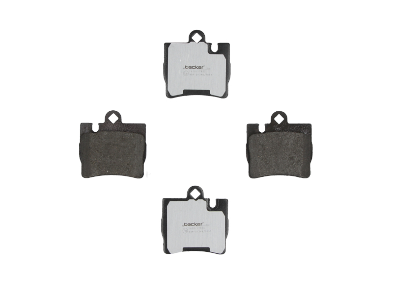 Jeu de 4 plaquettes de frein | F.BECKER_LINE