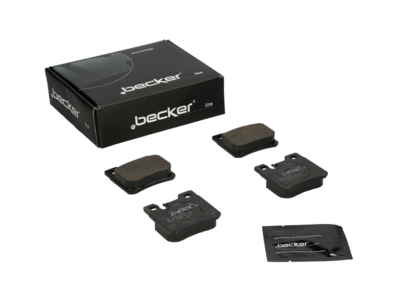 Jeu de 4 plaquettes de frein | F.BECKER_LINE