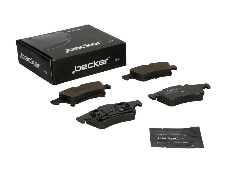 Jeu de 4 plaquettes de frein | F.BECKER_LINE