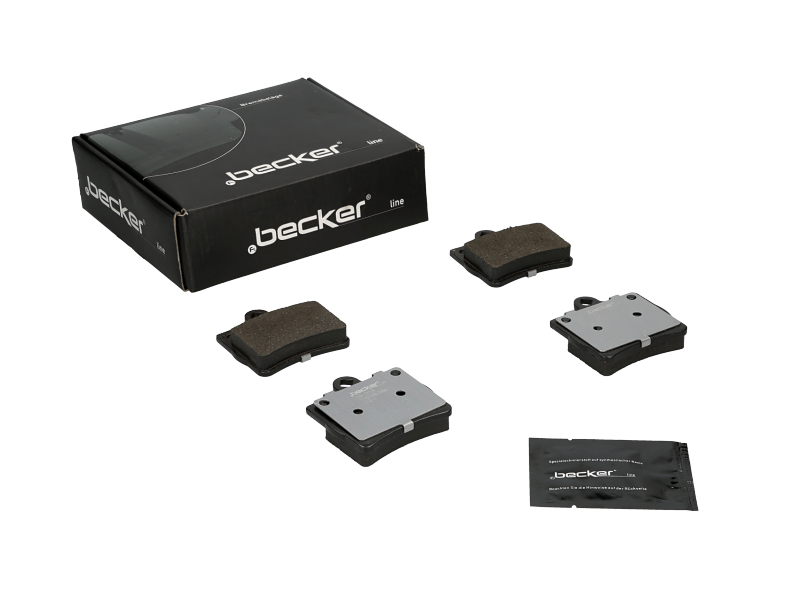 Jeu de 4 plaquettes de frein | F.BECKER_LINE