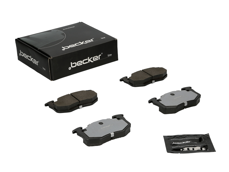 Jeu de 4 plaquettes de frein | F.BECKER_LINE