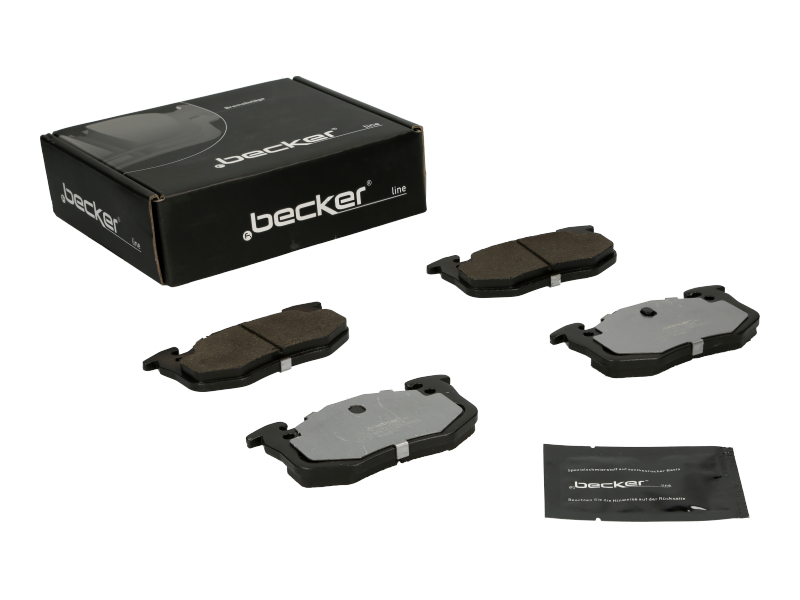 Jeu de 4 plaquettes de frein | F.BECKER_LINE