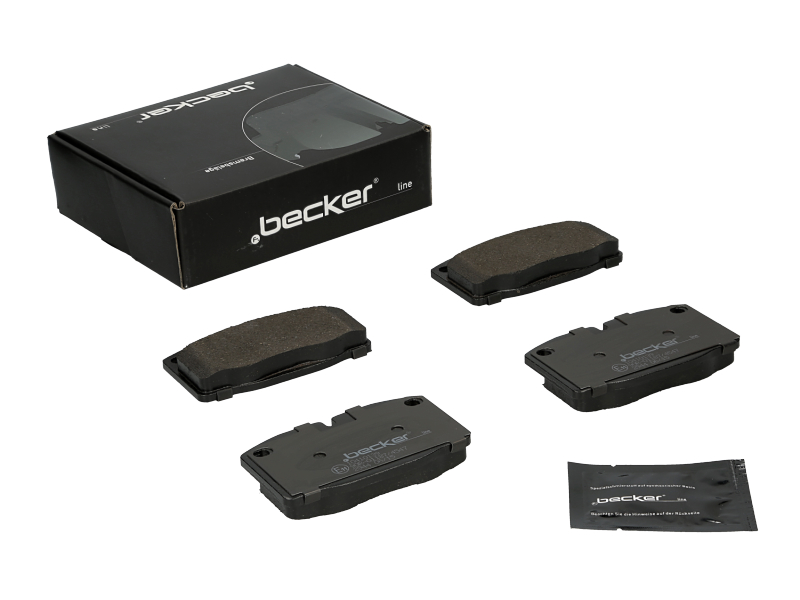 Jeu de 4 plaquettes de frein | F.BECKER_LINE
