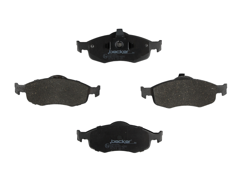 Jeu de 4 plaquettes de frein | F.BECKER_LINE