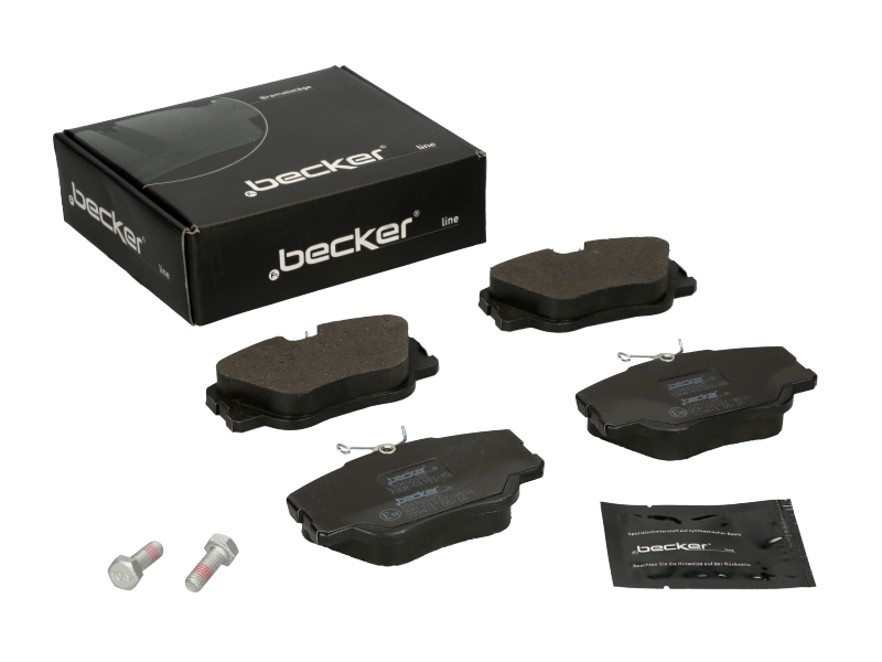 Jeu de 4 plaquettes de frein | F.BECKER_LINE