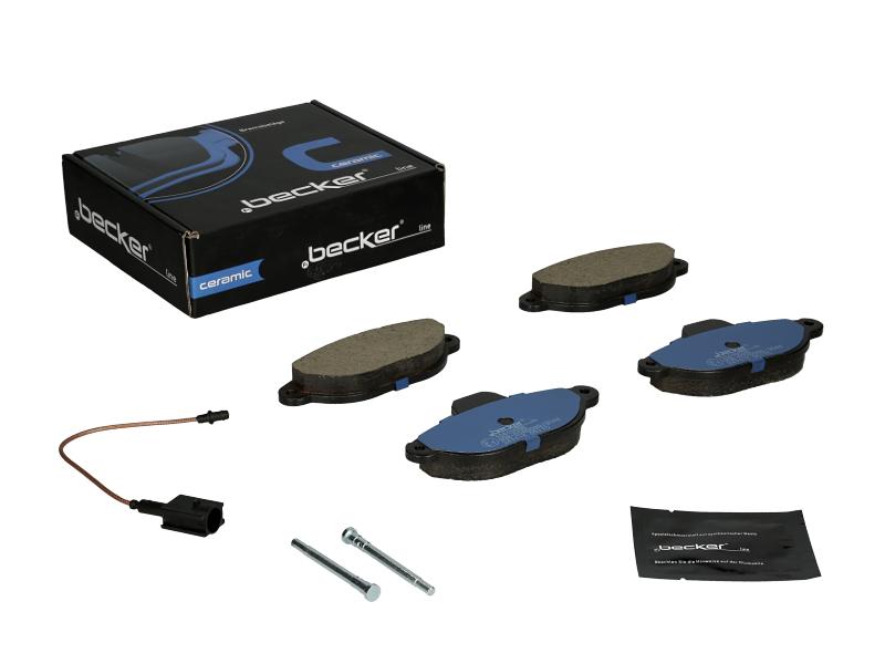 Jeu de 4 plaquettes de frein | F.BECKER_LINE