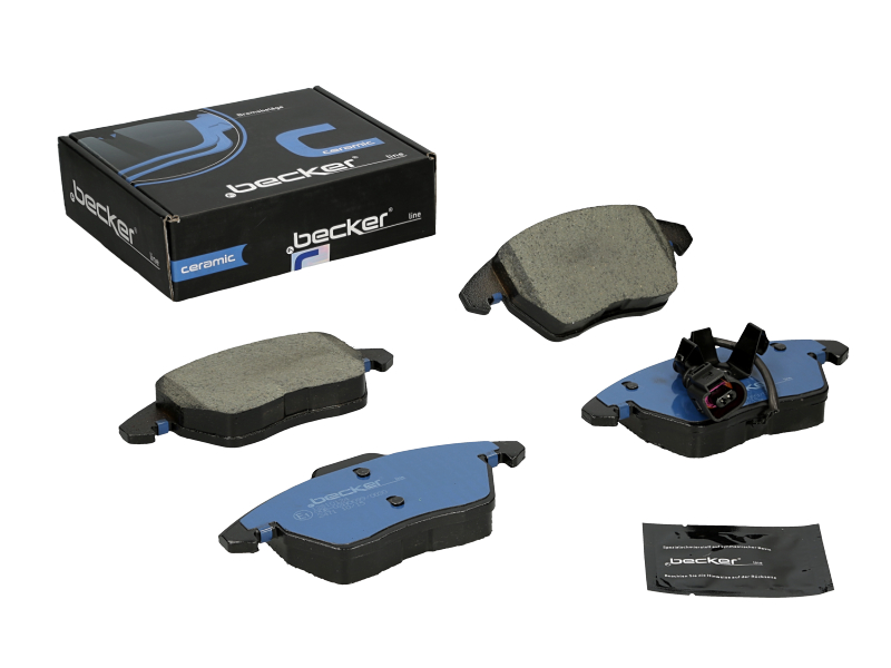 Jeu de 4 plaquettes de frein | F.BECKER_LINE