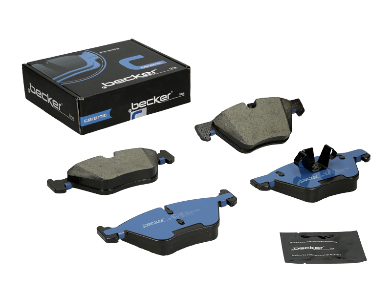 Jeu de 4 plaquettes de frein | F.BECKER_LINE