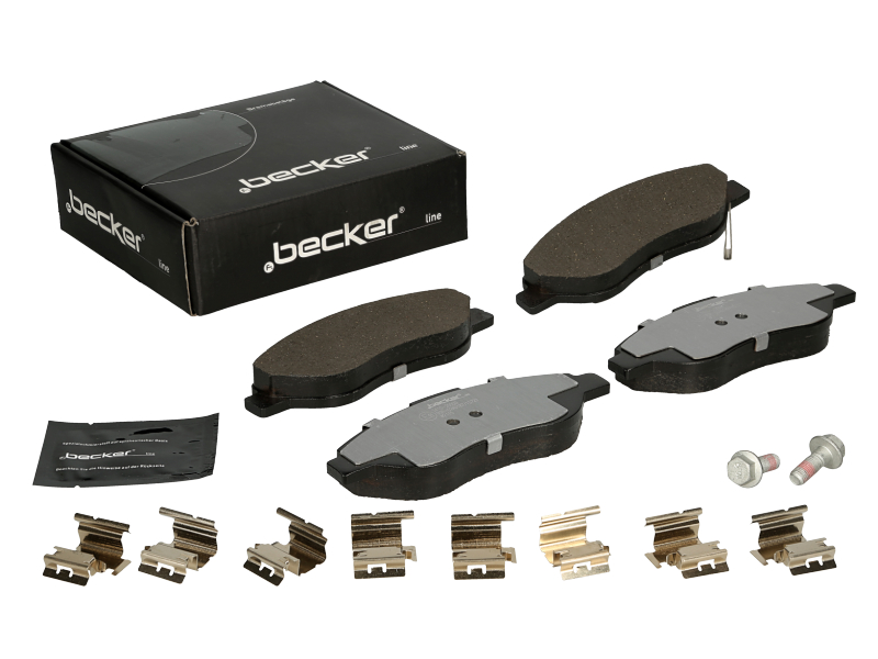Jeu de 4 plaquettes de frein | F.BECKER_LINE