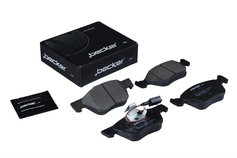 Jeu de 4 plaquettes de frein | F.BECKER_LINE