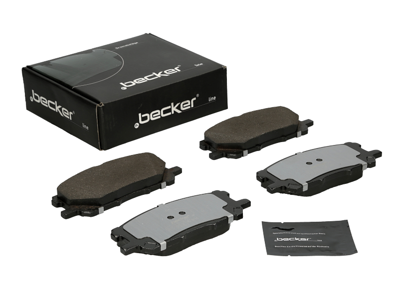 Jeu de 4 plaquettes de frein | F.BECKER_LINE