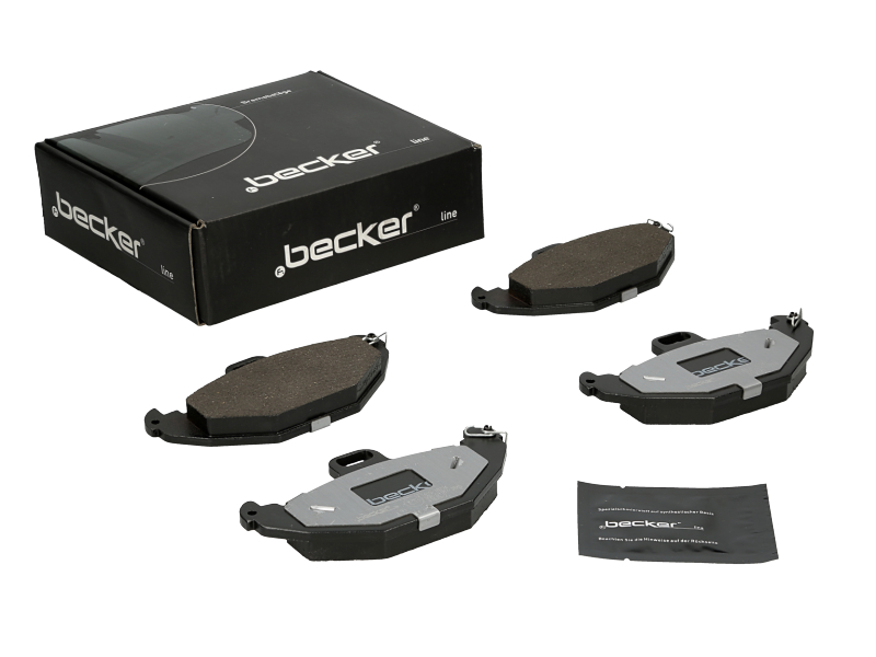 Jeu de 4 plaquettes de frein | F.BECKER_LINE